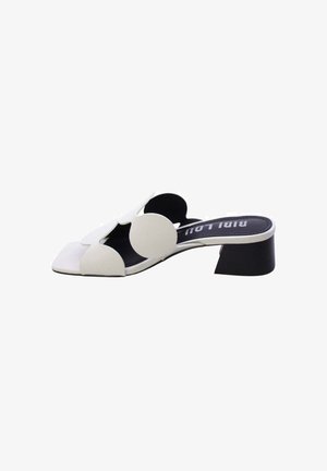 Bibi Lou, MULES - Ciabattine con tacco - white