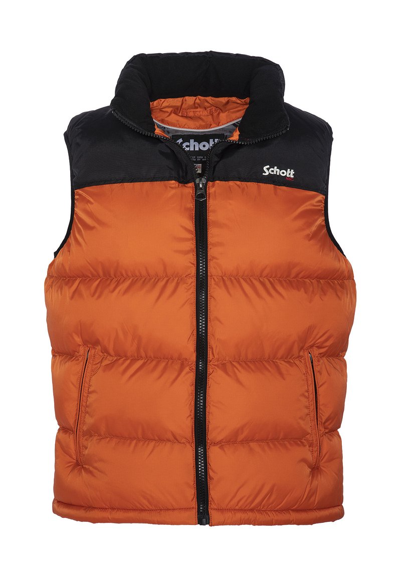 Schott Bodywarmer oranje Schott Bodywarmer oranje