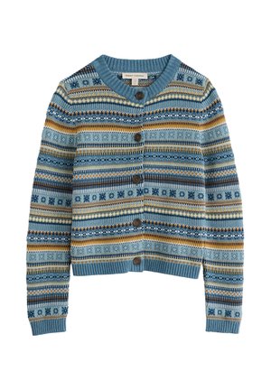 Seasalt Cornwall, SEASALT CORNWALL COVE COTTAGE CARDIGAN - Ζακέτα - blue - carved relief cadet multi