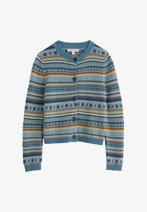 Seasalt Cornwall, SEASALT CORNWALL COVE COTTAGE CARDIGAN - Gilet - blue - carved relief cadet multi