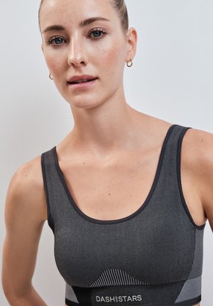 Dash and Stars, DASH AND STARS - Medium support sports bra - black