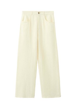 Mango, ADULT - Pantalon classique - light yellow