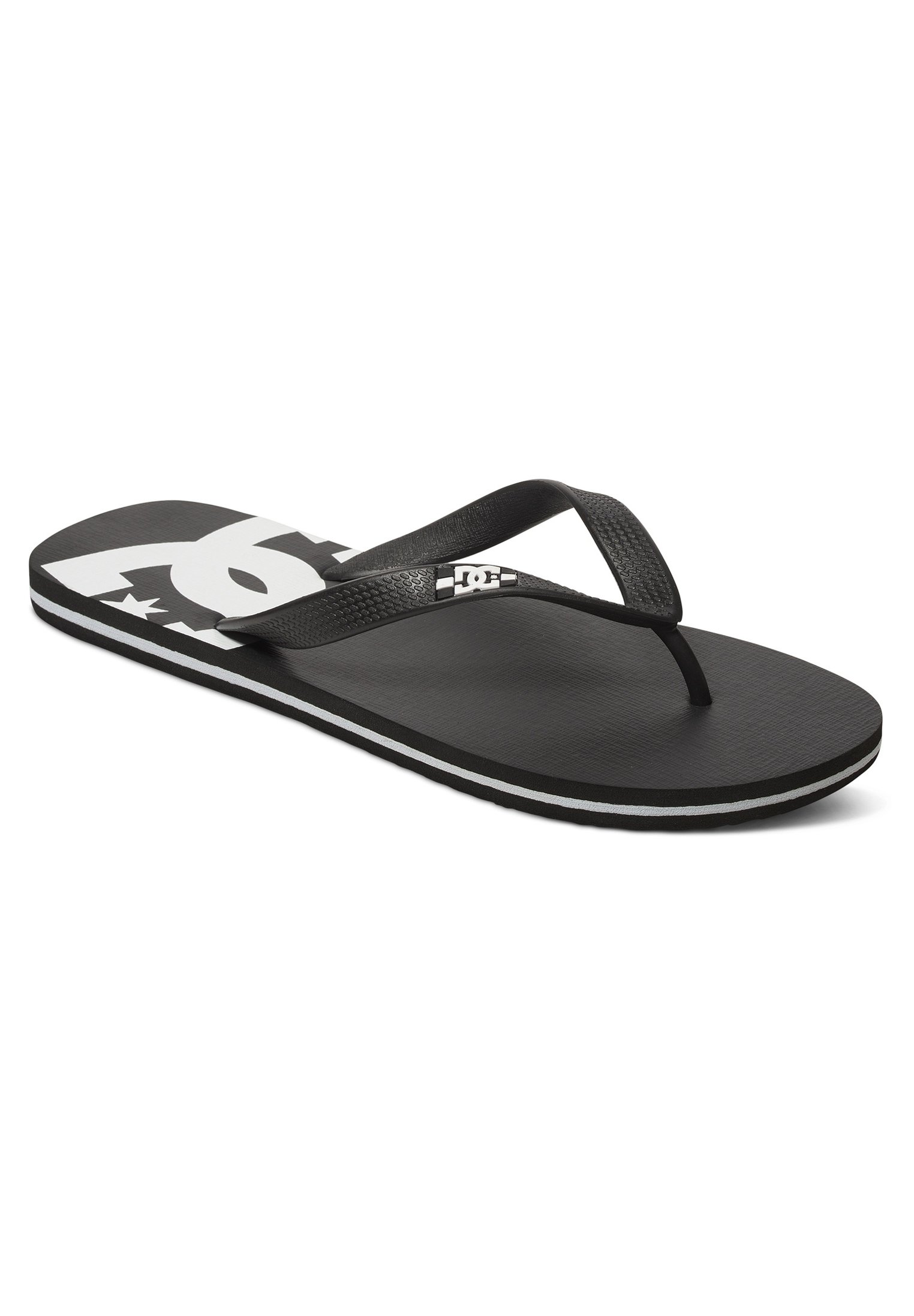 DC Shoes SPRAY - Sandalias de dedo - black/black/white/antracita jaspeado -  Zalando.es