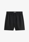 LINEN PULL ON SHORT - Short - black