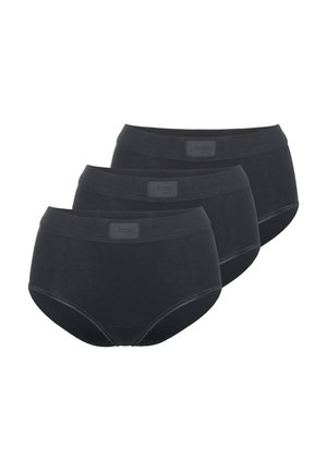 3ER PACK DOUBLE COMFORT MAXI - Slip - schwarz