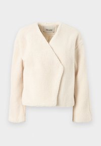 VMNATALIE SHORT JACKET - Fleece jacket - snow white