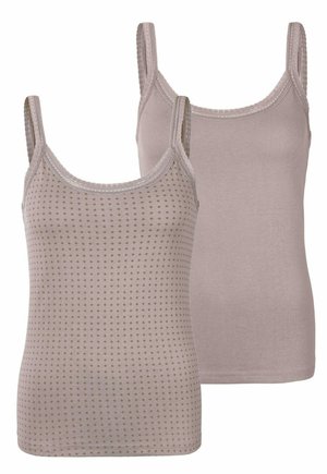 2 PACK - Unterhemd/-shirt - taupe