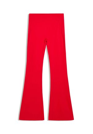 Bershka, (ACTIVE) TECHNICAL FLARE TROUSERS - Pantalon classique - red