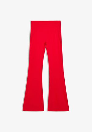 Bershka, (ACTIVE) TECHNICAL FLARE TROUSERS - Pantalon classique - red