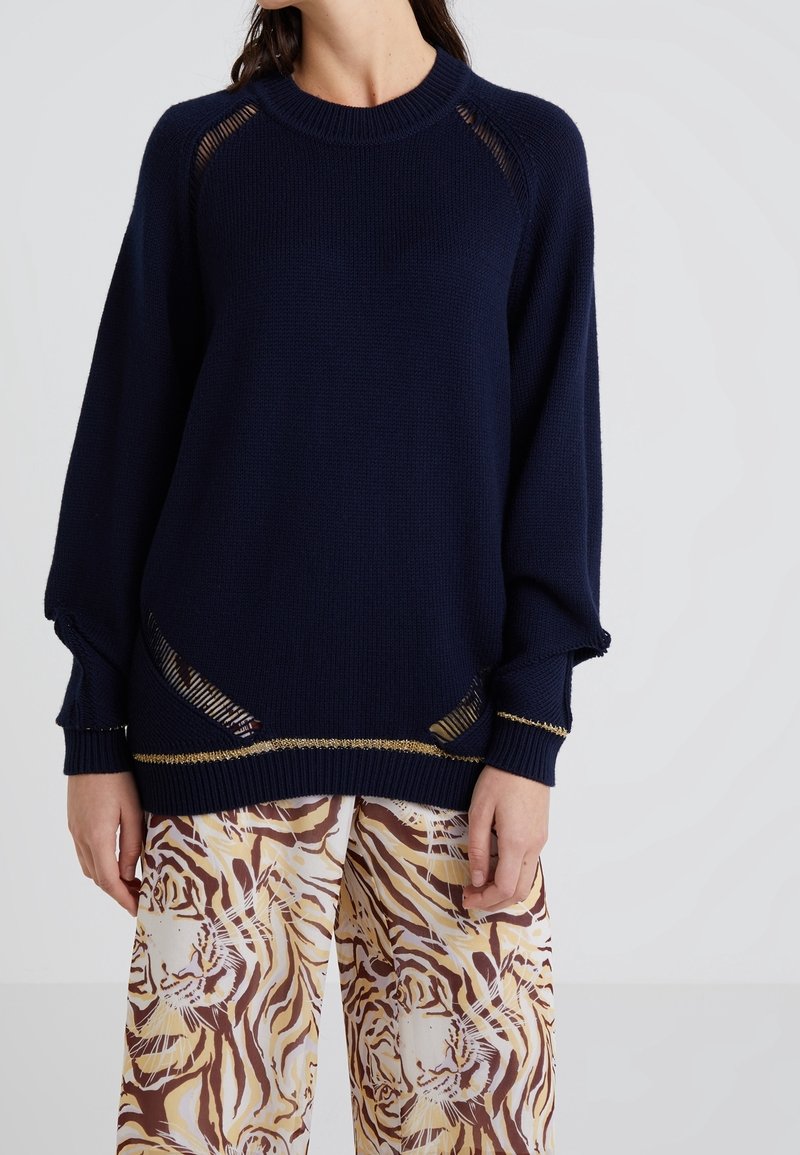 See by Chloé Stickad tröja - dark blue