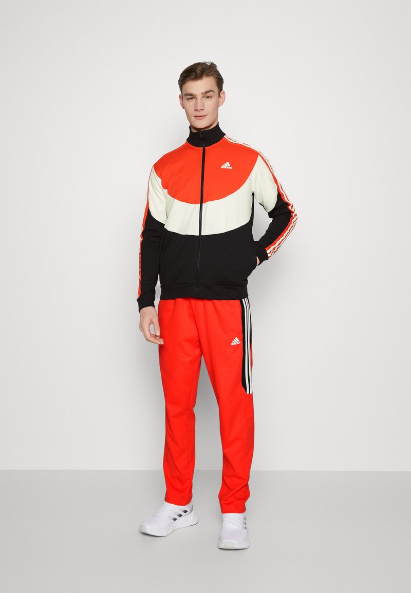 adidas Performance COLORBLOCK Tuta bright red/rosso Zalando.it