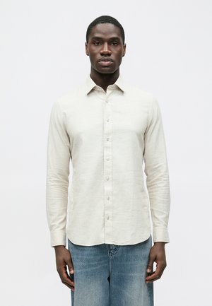 WASH SLIM SHIRT - Pluus - beige