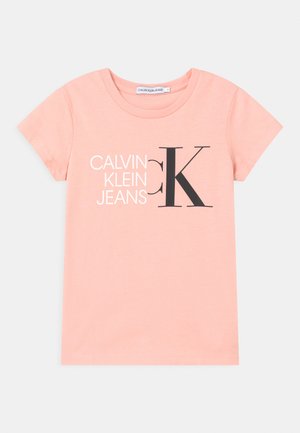 HYBRID LOGO SLIM - Camiseta estampada - pink