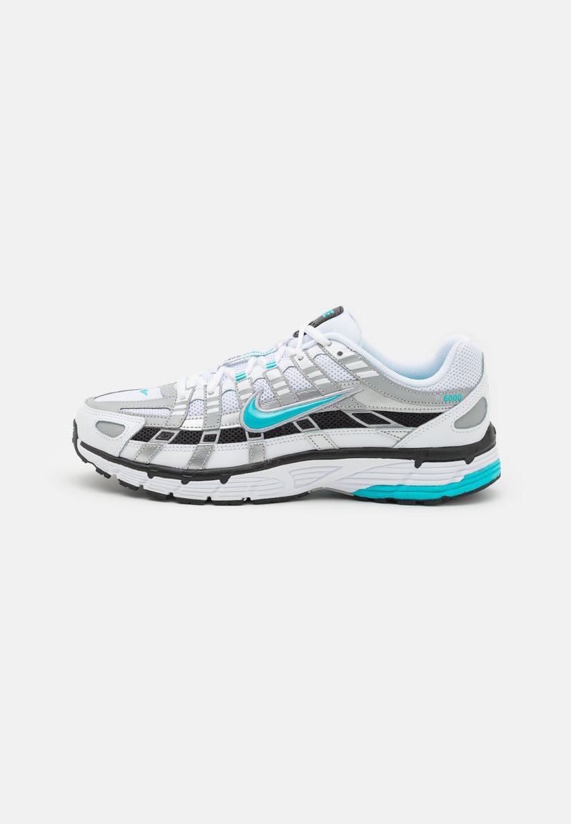 Nike Sportswear - P-6000 UNISEX - Sneaker low - white/dusty cactus/silver, Vergrößern