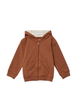 Sweater met rits - braun