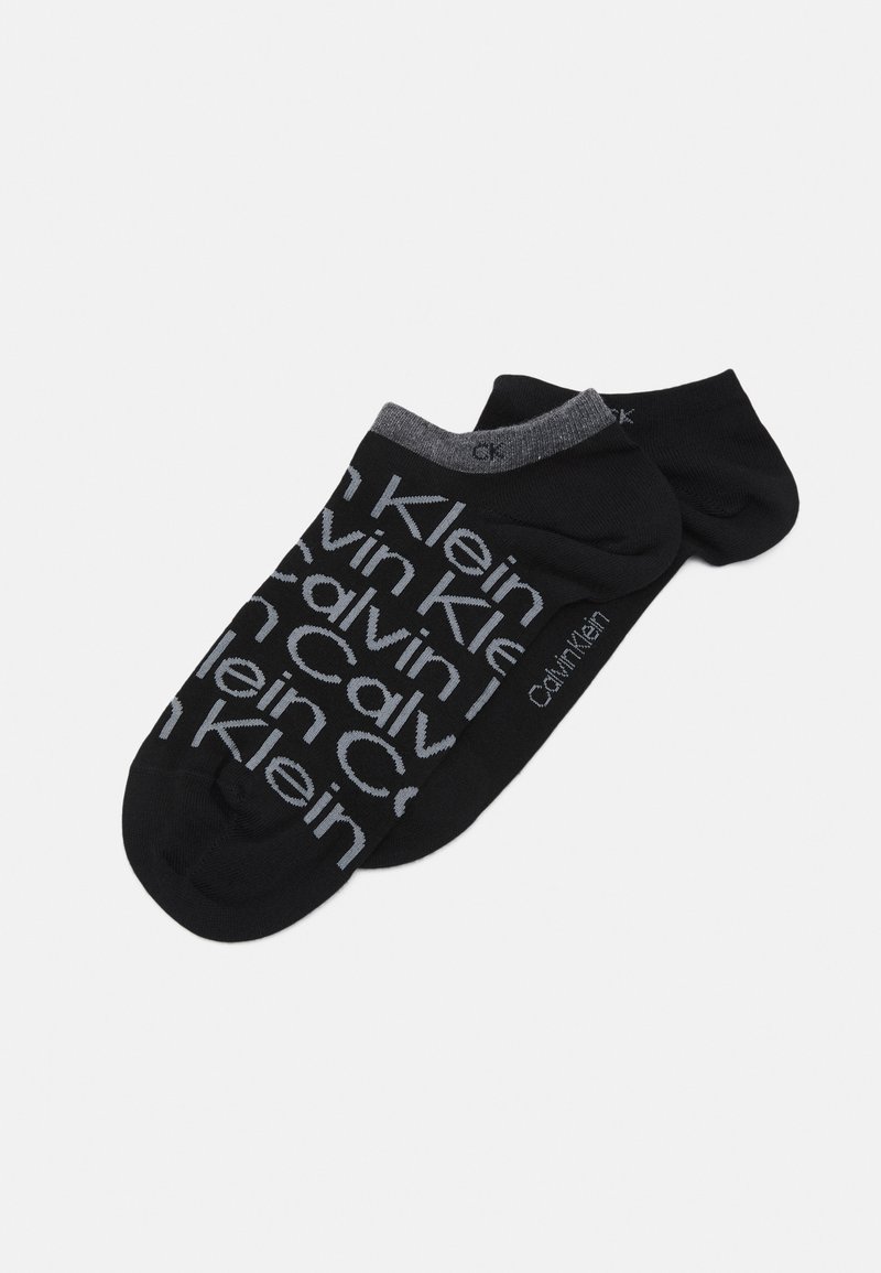 Calvin Klein Underwear - SNEAKER ALL OVER PRINT 2 PACK - Sportske čarape - black, Povećaj