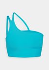 UMA ONE SHOULDER BRA - Sportski grudnjak sa srednje jakom potporom - peacock