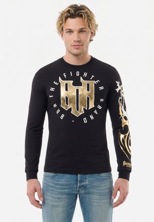 Boxeur Des Rues, T-SHIRT - Long sleeved top - black-gold-coloured