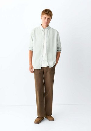 Mango Kids, TEEN - Chemise - green white