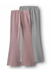 TWO SOON 2ER-PACK GLATTE - Pantalon classique - woodrose