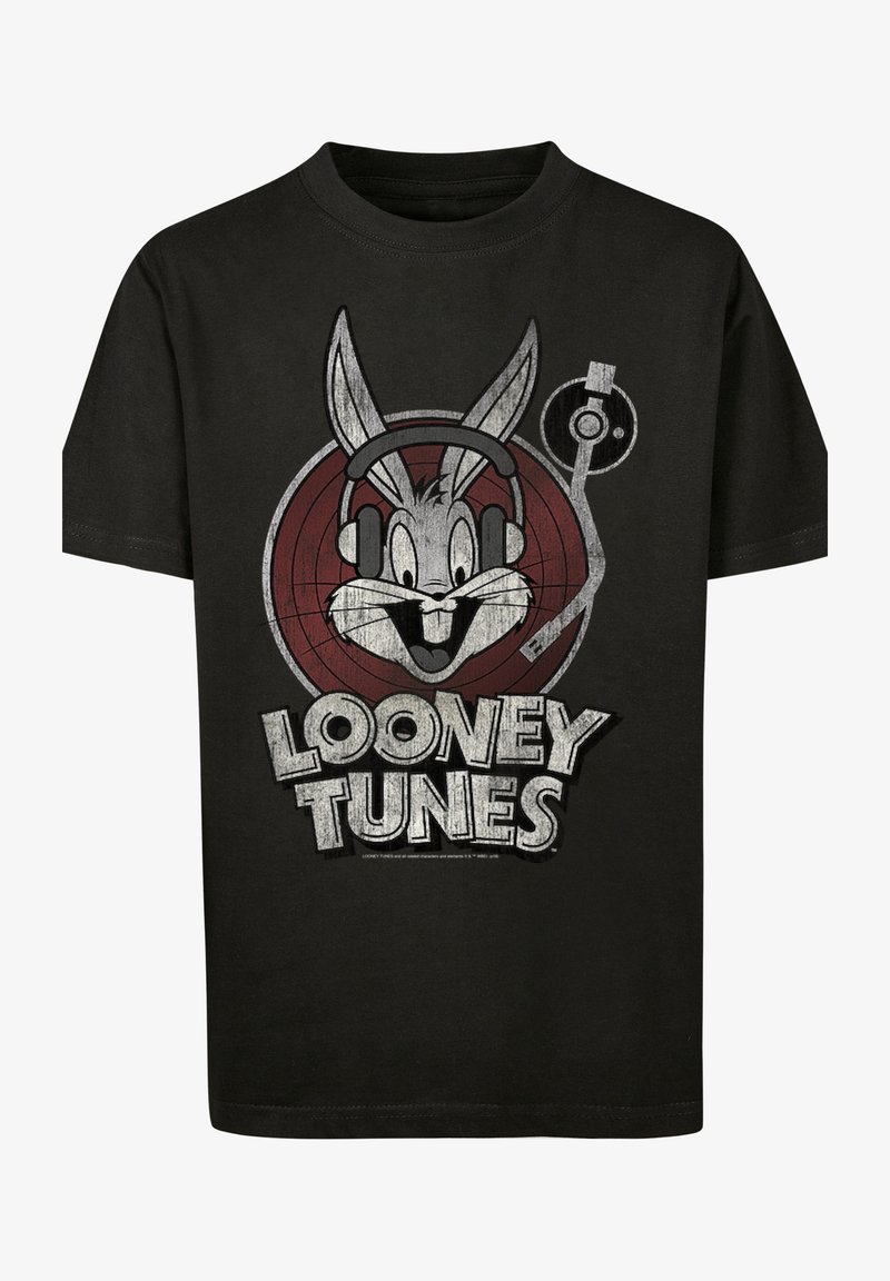 F4NT4STIC LOONEY TUNES BUGS BUNNY - Print T-shirt - black