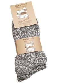 Cotton Prime PACK OF NORWEGER 2 PAAR UNISEX - Calze - grau
