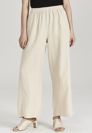 ESRA - Trousers - beige linen