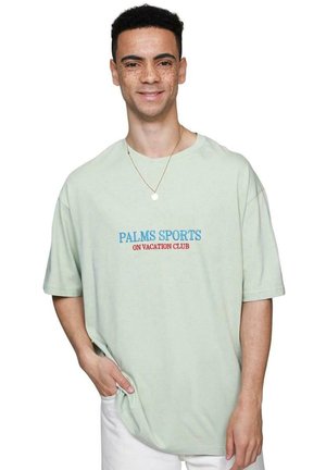 On Vacation PALMS SPORTS - T-Shirt print - light olive
