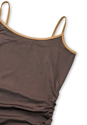 Ipekyol, IPEKYOL T-SHIRT T-SHIRT WITH CONTRASTING PIPING - Top - brown