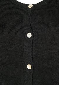 Zizzi Kardigan - black solid