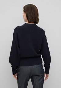 BOSS Stickad tröja - blue