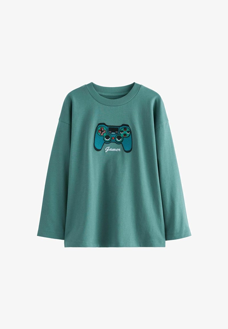 Next GRAPHIC - Langarmshirt - green controller embroidery