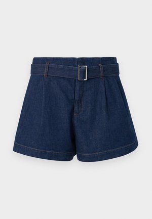 FRAME THE PAPER BAG  - Short en jean - dark blue denim