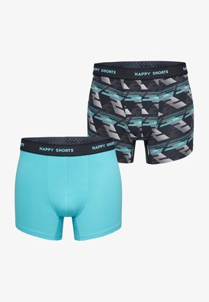 Happy Shorts 2PACK SOLIDS - Bokserki z krótkimi nogawkami