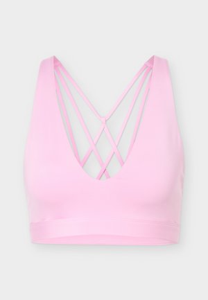 Nike Performance, INDY STRAPPY BRA - Brassières de sport à maintien normal - pink rise/black