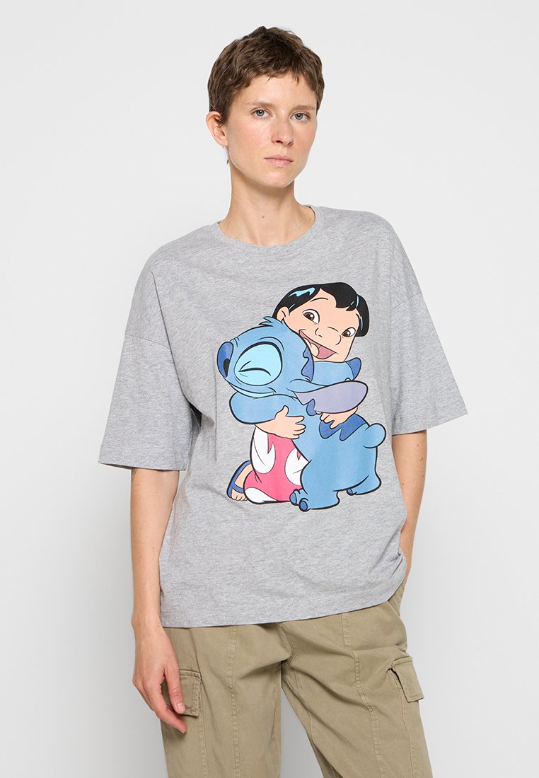 Disney T-shirt print grijs