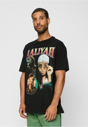Mister Tee AALIYAH - T-shirts med print - black