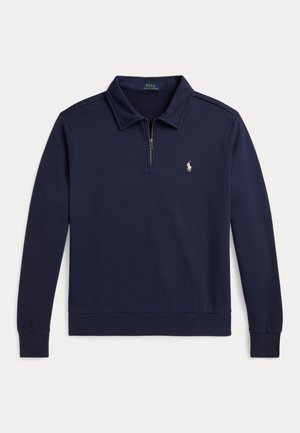 Polo Ralph Lauren, LOOPBACK FLEECE QUARTER-ZIP SWEATSHIRT - Φούτερ - cruise navy