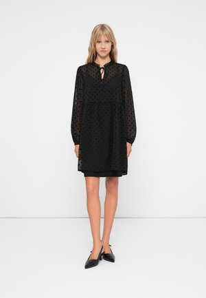 PCROBERTA SHORT DRESS - Jurk - black