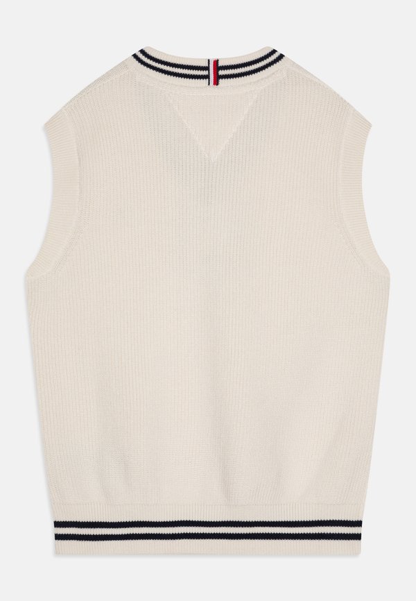 V NECK UNISEX - Jumper - ivory petal3