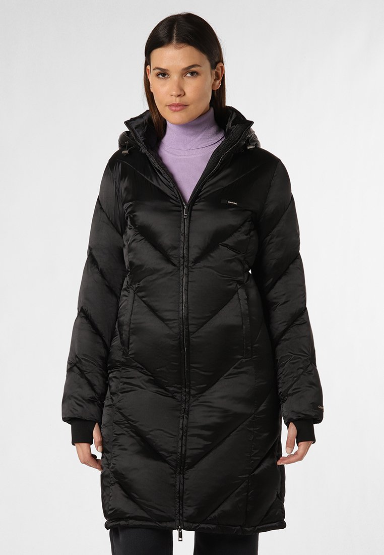Calvin Klein Wintermantel zwart Calvin Klein Wintermantel zwart