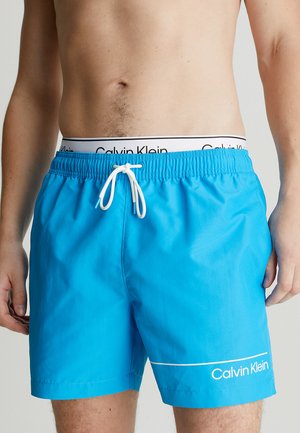 Calvin Klein Swimwear MEDIUM DOUBLE - Shorts da mare - malibu blue