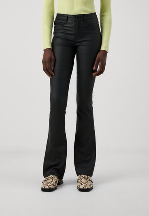 ONLBLUSH MID - Flared jeans - black