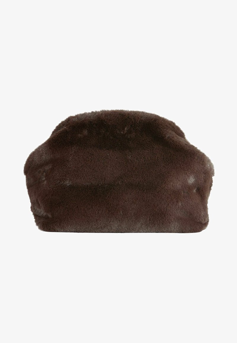 Next BORG OVERSIZED - Alkalmi kézitáska - brown