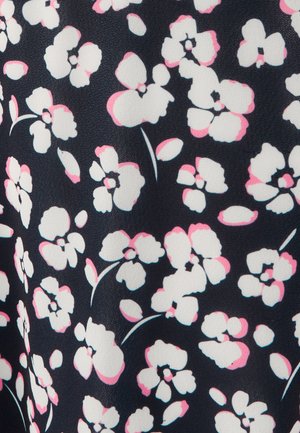 Damart À BOUCLE - A-lijn rok - marine fleuri