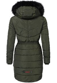 Navahoo Paula - Wintermantel - olive melange