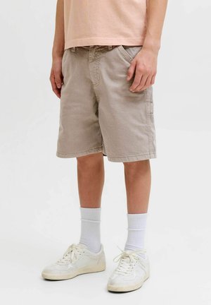 Jack & Jones JACK & JONES HOSE TONY RAYE WORKER SHORTS - Denimové šortky - string