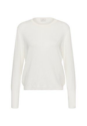 Kaffe, KALIZZA ARGYLE PULLOVER LS - Svetrík - chalk