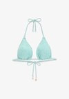 DREIECKIGER BIKINI-OBERTEIL - Haut de bikini - türkis