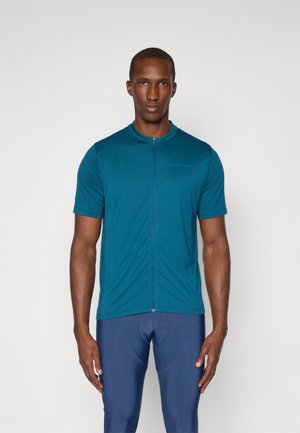 LOOP S/S ZIPPED - Cyklistické tričko - barra blue